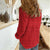 Vergina Sun Macedonia Women Casual Shirt Greek Pattern Red - Wonder Print Shop