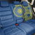 Vergina Sun Macedonia Back Car Seat Cover Greek Pattern Blue - Wonder Print Shop