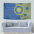 Vergina Sun Macedonia Tapestry Greek Pattern Blue - Wonder Print Shop