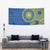 Vergina Sun Macedonia Tapestry Greek Pattern Blue - Wonder Print Shop