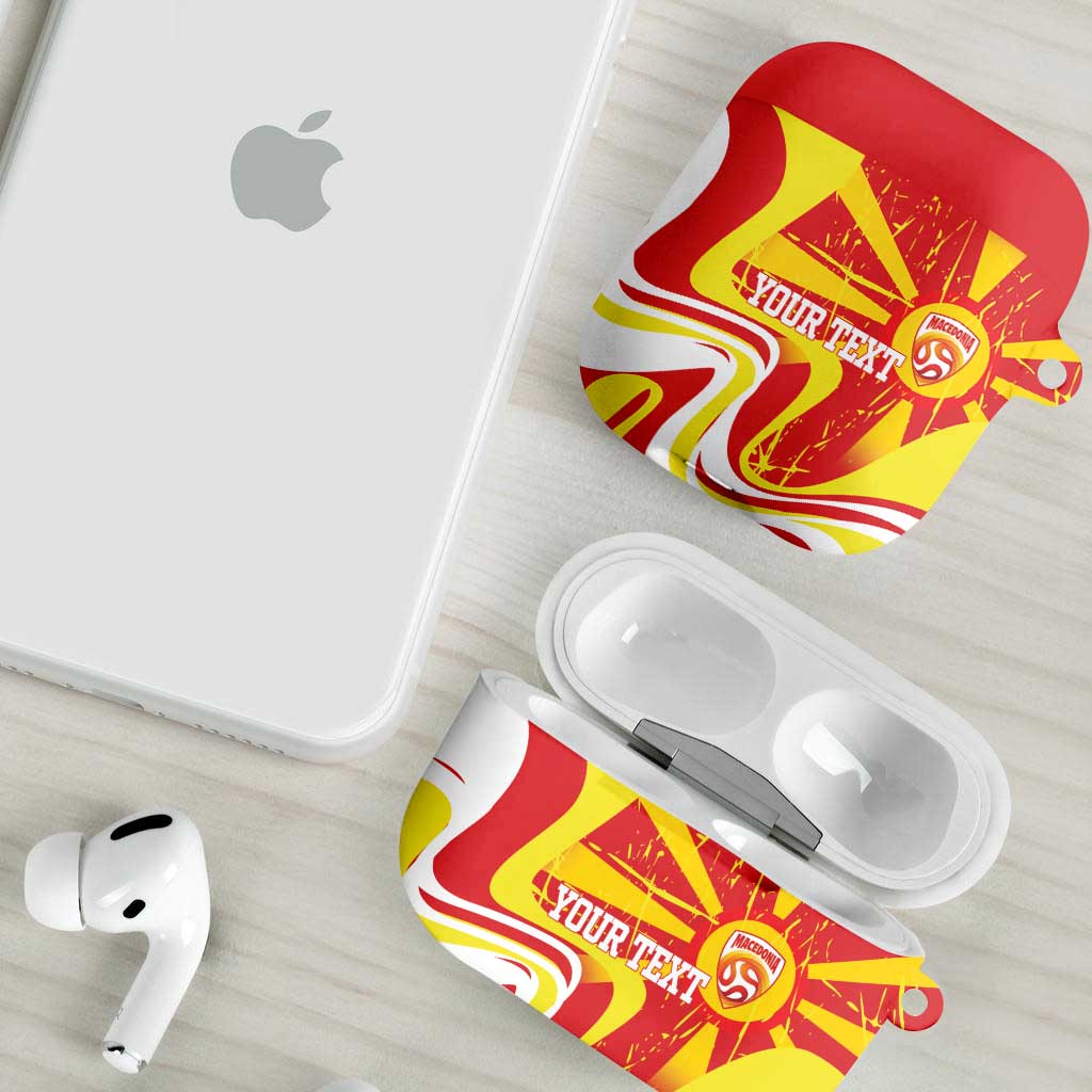 Macedonia Football Custom AirPods Case Go Risovi Grunge Style - Wonder Print Shop