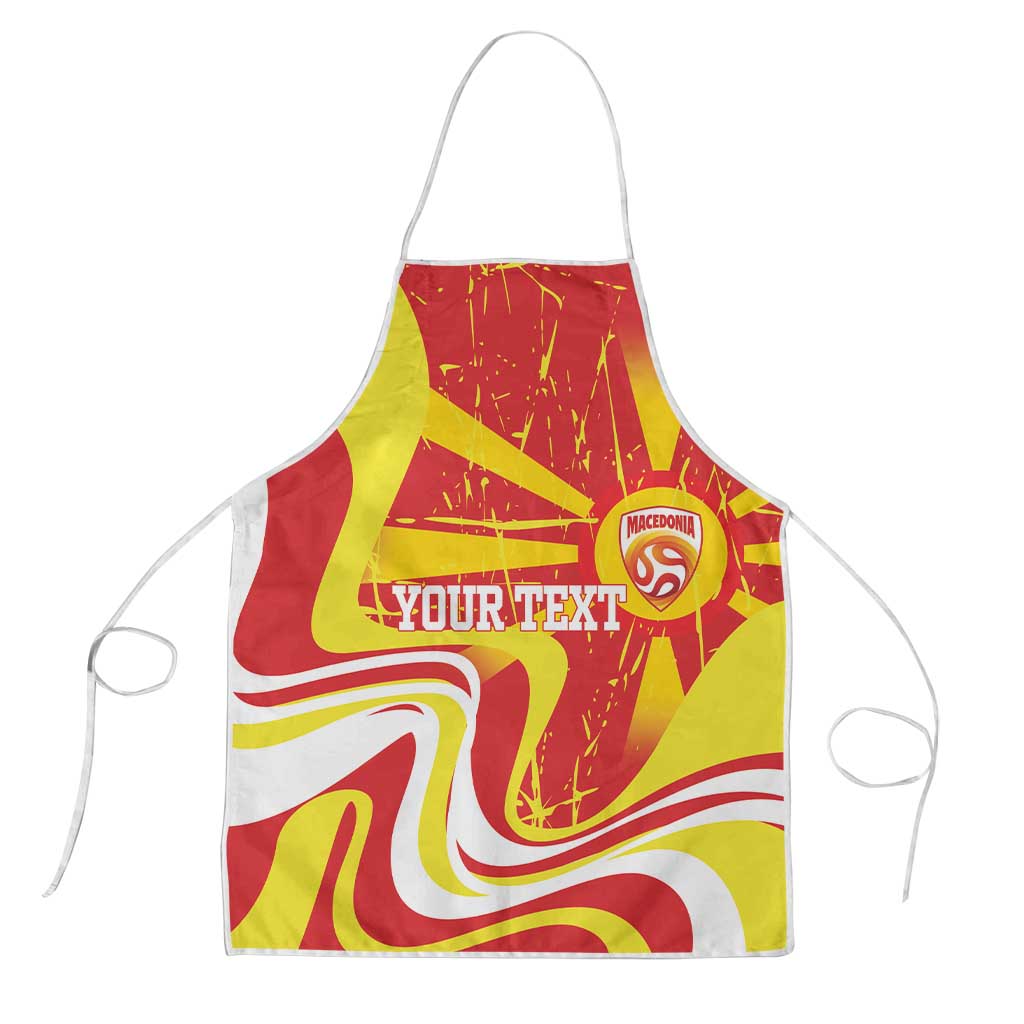 Macedonia Football Custom Apron Go Risovi Grunge Style - Wonder Print Shop