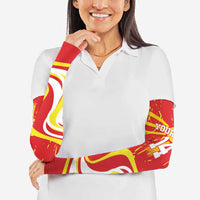 Macedonia Football Custom Arm Sleeves Go Risovi Grunge Style - Wonder Print Shop