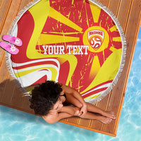 Macedonia Football Custom Beach Blanket Go Risovi Grunge Style - Wonder Print Shop