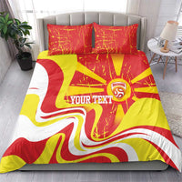 Macedonia Football Custom Bedding Set Go Risovi Grunge Style - Wonder Print Shop