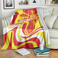 Macedonia Football Custom Blanket Go Risovi Grunge Style - Wonder Print Shop