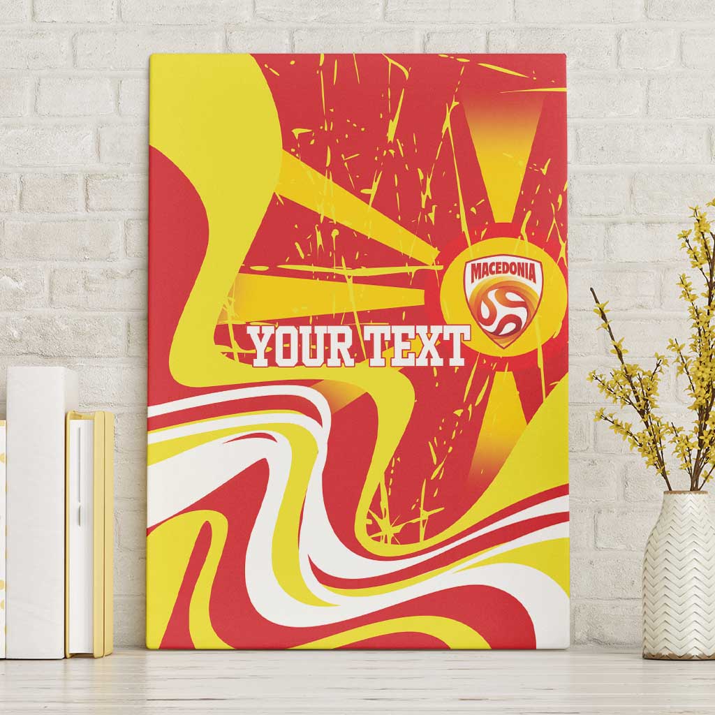 Macedonia Football Custom Canvas Wall Art Go Risovi Grunge Style - Wonder Print Shop