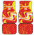 Macedonia Football Custom Car Mats Go Risovi Grunge Style - Wonder Print Shop