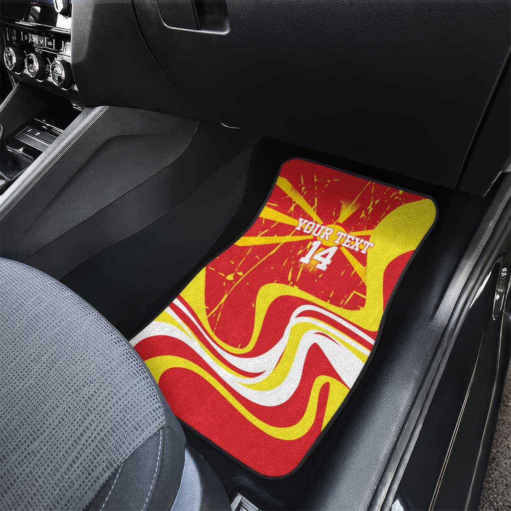 Macedonia Football Custom Car Mats Go Risovi Grunge Style - Wonder Print Shop