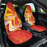 Macedonia Football Custom Car Seat Cover Go Risovi Grunge Style - Wonder Print Shop