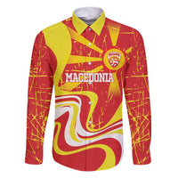 Macedonia Football Custom Family Matching Puletasi and Hawaiian Shirt Go Risovi Grunge Style - Wonder Print Shop