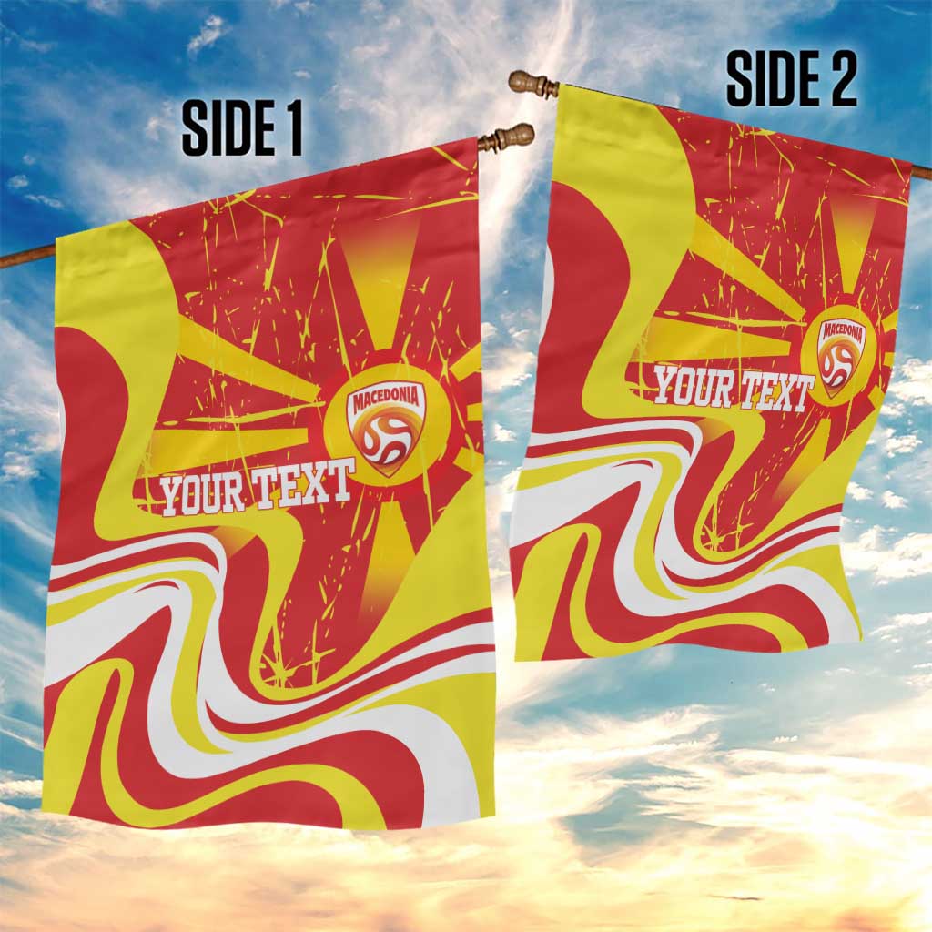 Macedonia Football Custom Garden Flag Go Risovi Grunge Style - Wonder Print Shop