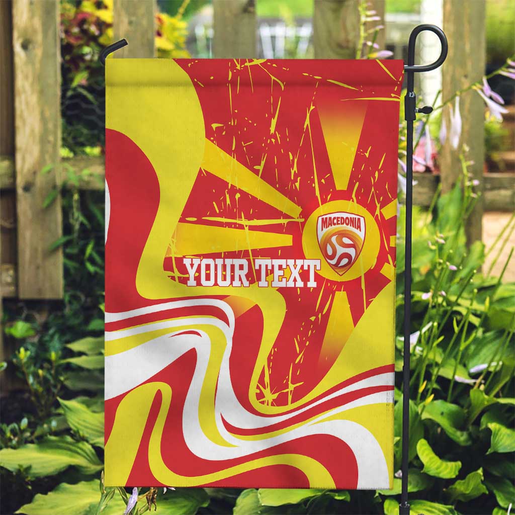 Macedonia Football Custom Garden Flag Go Risovi Grunge Style - Wonder Print Shop