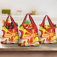 Macedonia Football Custom Grocery Bag Go Risovi Grunge Style - Wonder Print Shop