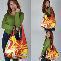 Macedonia Football Custom Grocery Bag Go Risovi Grunge Style - Wonder Print Shop