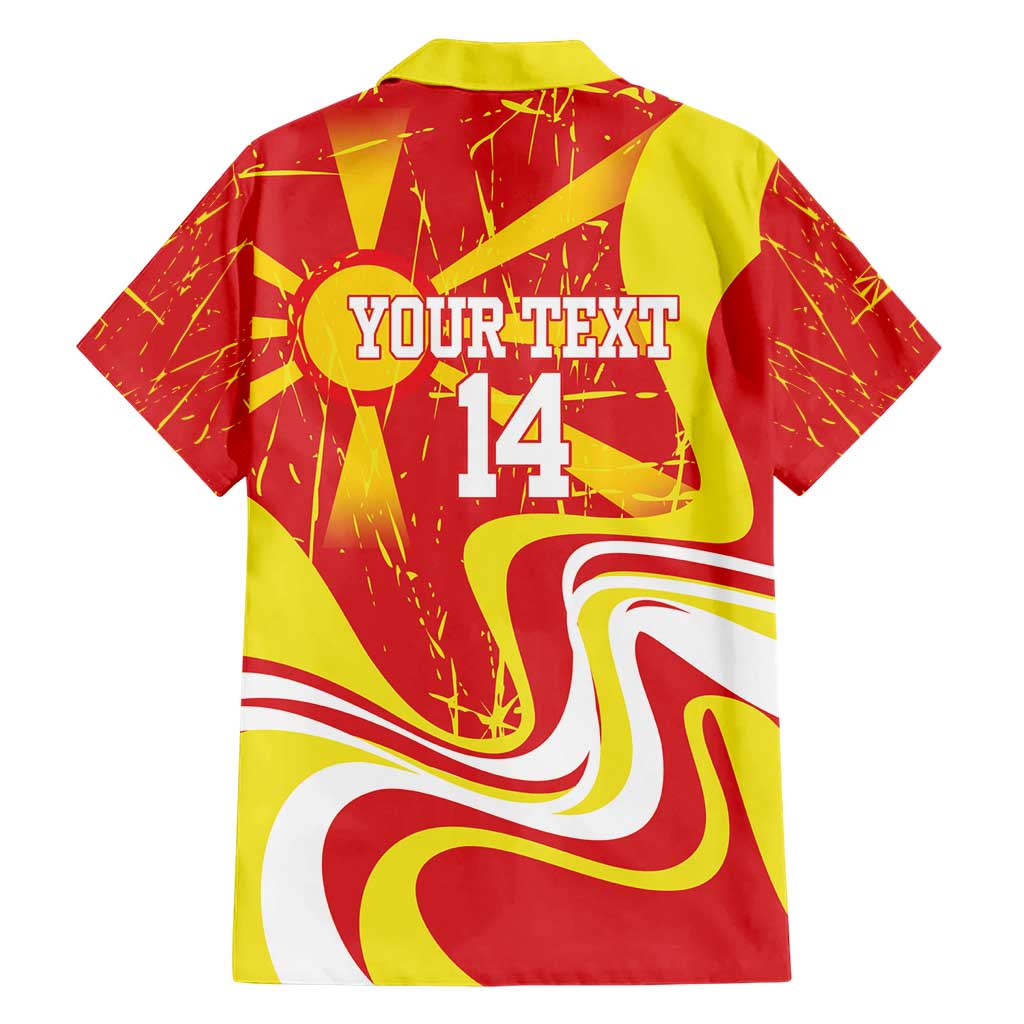 Macedonia Football Custom Hawaiian Shirt Go Risovi Grunge Style - Wonder Print Shop