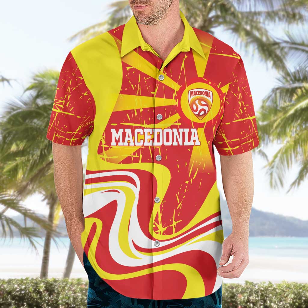 Macedonia Football Custom Hawaiian Shirt Go Risovi Grunge Style - Wonder Print Shop