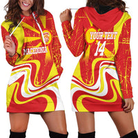 Macedonia Football Custom Hoodie Dress Go Risovi Grunge Style - Wonder Print Shop