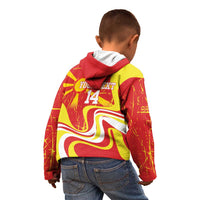 Macedonia Football Custom Kid Hoodie Go Risovi Grunge Style - Wonder Print Shop