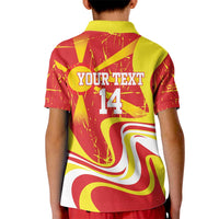 Macedonia Football Custom Kid Polo Shirt Go Risovi Grunge Style - Wonder Print Shop