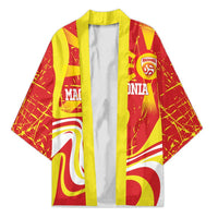 Macedonia Football Custom Kimono Go Risovi Grunge Style - Wonder Print Shop