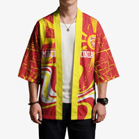 Macedonia Football Custom Kimono Go Risovi Grunge Style - Wonder Print Shop