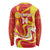 Macedonia Football Custom Long Sleeve Shirt Go Risovi Grunge Style - Wonder Print Shop