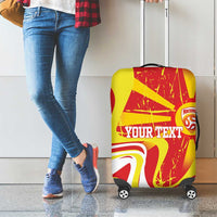 Macedonia Football Custom Luggage Cover Go Risovi Grunge Style - Wonder Print Shop