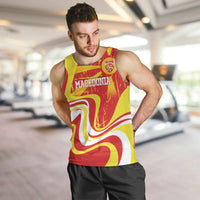 Macedonia Football Custom Men Tank Top Go Risovi Grunge Style - Wonder Print Shop