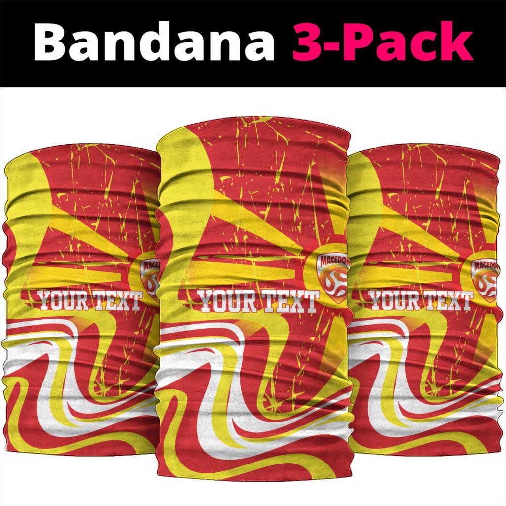 Macedonia Football Custom Neck Gaiter Go Risovi Grunge Style - Wonder Print Shop