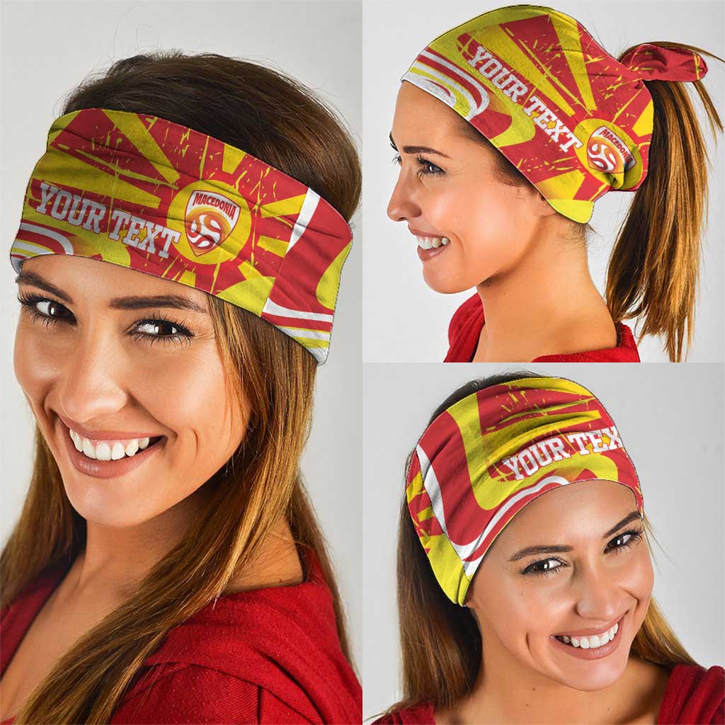 Macedonia Football Custom Neck Gaiter Go Risovi Grunge Style - Wonder Print Shop