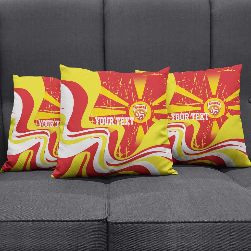 Macedonia Football Custom Pillow Cover Go Risovi Grunge Style - Wonder Print Shop