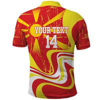 Macedonia Football Custom Polo Shirt Go Risovi Grunge Style - Wonder Print Shop