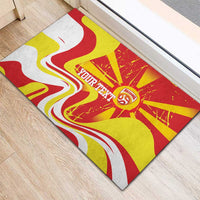 Macedonia Football Custom Rubber Doormat Go Risovi Grunge Style - Wonder Print Shop