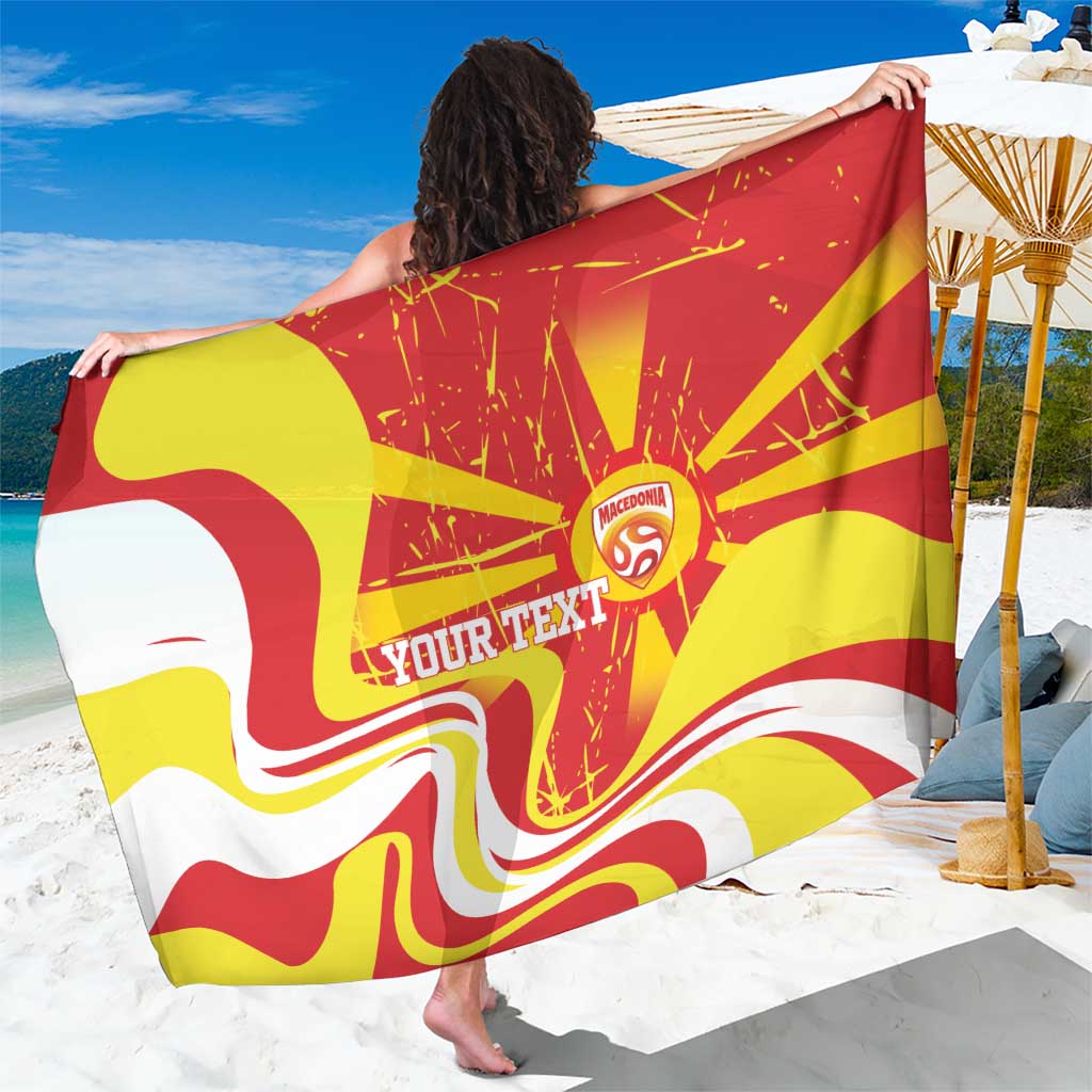 Macedonia Football Custom Sarong Go Risovi Grunge Style - Wonder Print Shop