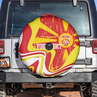 Macedonia Football Custom Spare Tire Cover Go Risovi Grunge Style - Wonder Print Shop