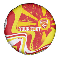 Macedonia Football Custom Spare Tire Cover Go Risovi Grunge Style - Wonder Print Shop