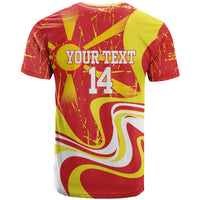 Macedonia Football Custom T Shirt Go Risovi Grunge Style - Wonder Print Shop
