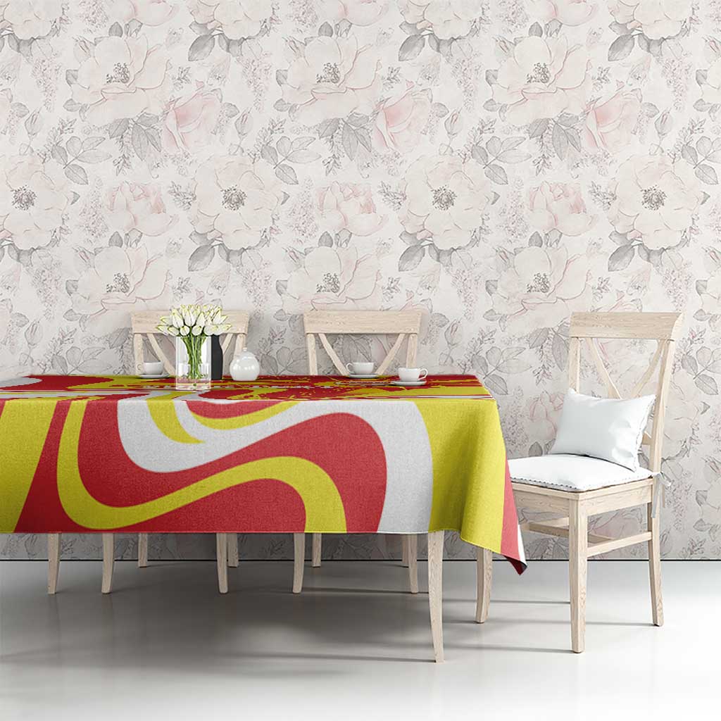 Macedonia Football Custom Tablecloth Go Risovi Grunge Style - Wonder Print Shop