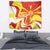 Macedonia Football Custom Tapestry Go Risovi Grunge Style - Wonder Print Shop