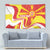 Macedonia Football Custom Tapestry Go Risovi Grunge Style - Wonder Print Shop