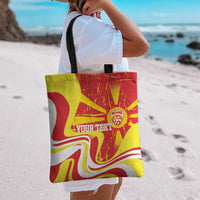 Macedonia Football Custom Tote Bag Go Risovi Grunge Style - Wonder Print Shop