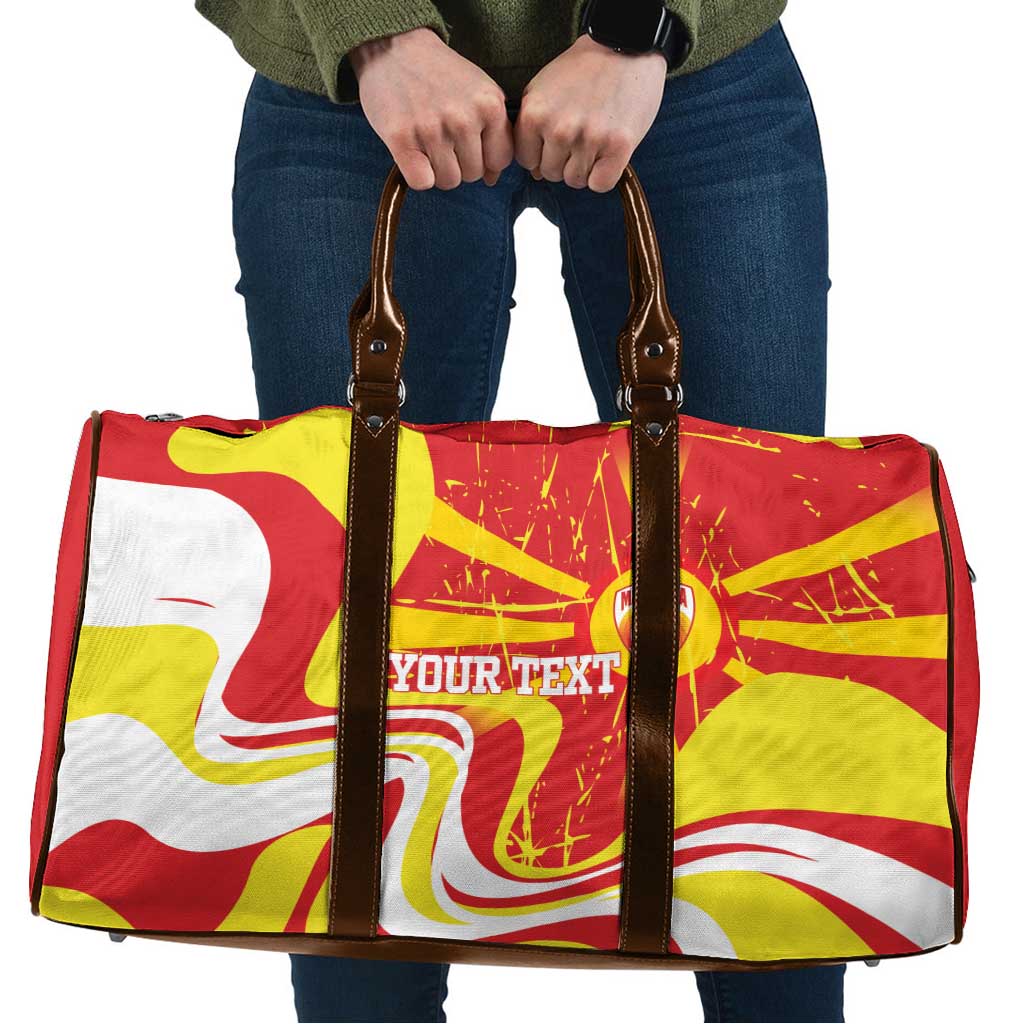 Macedonia Football Custom Travel Bag Go Risovi Grunge Style - Wonder Print Shop