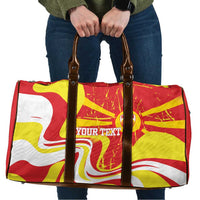 Macedonia Football Custom Travel Bag Go Risovi Grunge Style - Wonder Print Shop