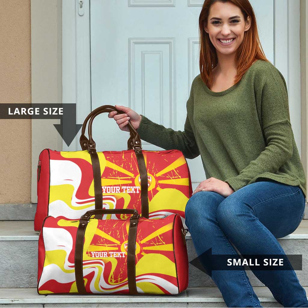 Macedonia Football Custom Travel Bag Go Risovi Grunge Style - Wonder Print Shop