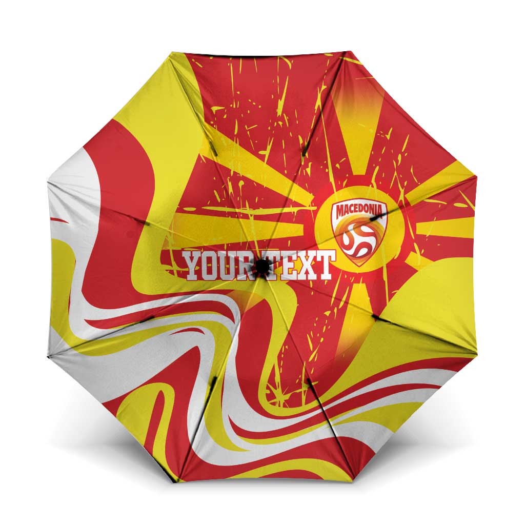 Macedonia Football Custom Umbrella Go Risovi Grunge Style - Wonder Print Shop