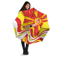 Macedonia Football Custom Umbrella Go Risovi Grunge Style - Wonder Print Shop
