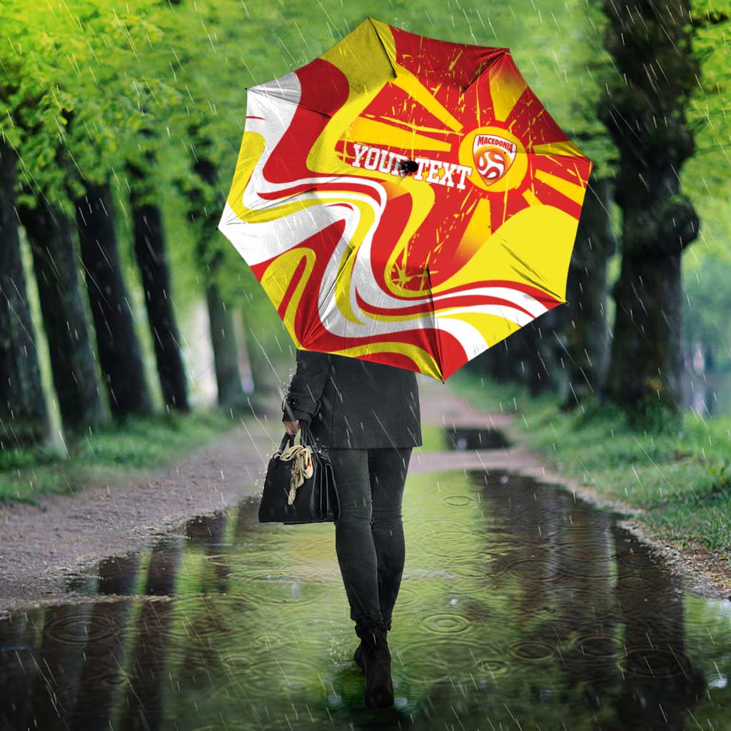Macedonia Football Custom Umbrella Go Risovi Grunge Style - Wonder Print Shop