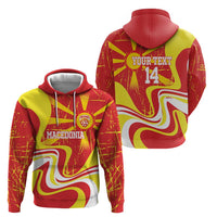 Macedonia Football Custom Zip Hoodie Go Risovi Grunge Style - Wonder Print Shop
