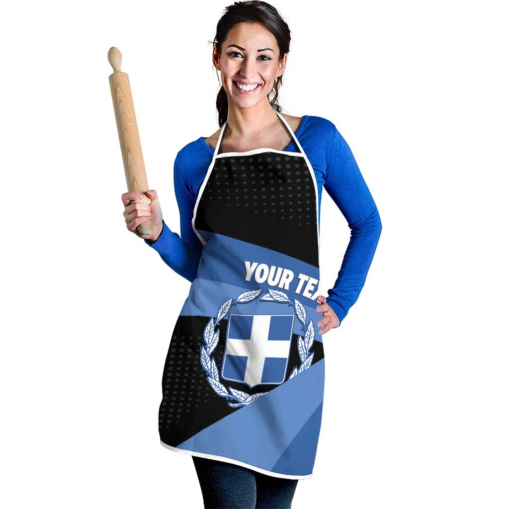 Personalised Greece Hellas Apron Coat Of Arms - Wonder Print Shop